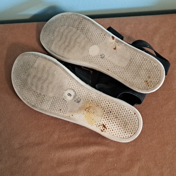 Black Strappy Espadrille Sandals A.N.A. size 9 - Picture 8 of 8